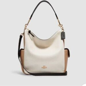 NWT Coach Pennie Shoulder Bag in colorblock 11x12x5.5 in